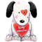 31" Shape Foil Be My Valentine Puppy